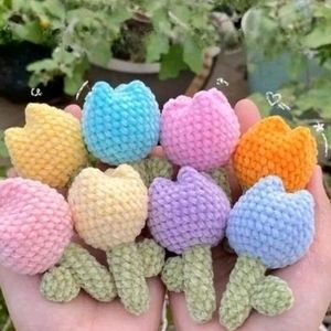 Mini Crochet Tulips!