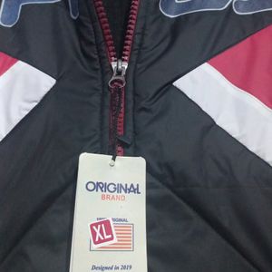 FILA JACKET BLACK AND WHITE, XL Size