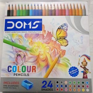 Doms Colour Pencils 24 Shades