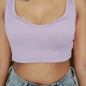 Purple Crop Top