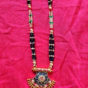 Beautiful Crystal Stone Long Mangalsutra