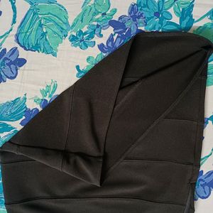 formal black pencil skirt