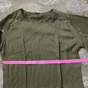 Olive Green Top