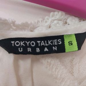 Tokyo Talkies Pretty White Top