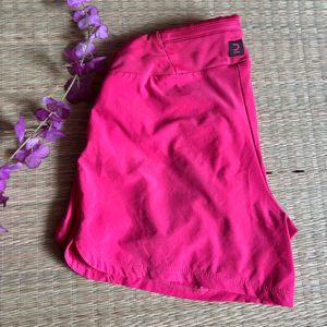 Women Run Quick Dry Shorts Pink