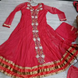 Heavy Work Party Wear Flared Anarkali Suit