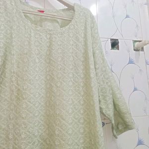 Pista Lucknowi Kurta