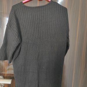 Imported Knit Top Black