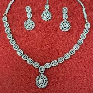 American Diamond Jewellery Set