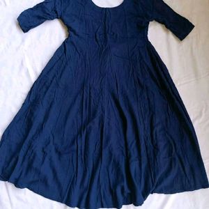 Blue Anarkali Dress