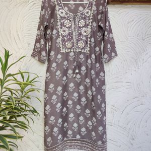 💟 Lavender Silk Kurta