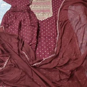 Trousers With Kurta And Dupatta