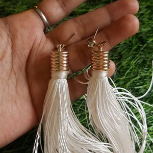 Thread Earrings Without Back Push Locks✨️
