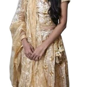 Lehenga Golden