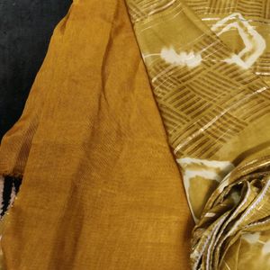 Golden Daily Wear Saree For Women...