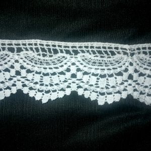 4 Meter White Cotton Lace