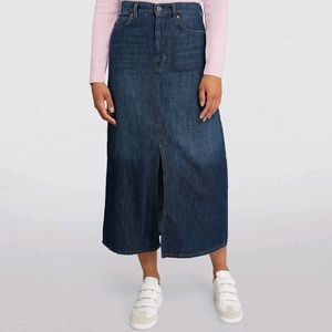 DENIM LONG SKIRT