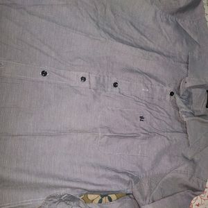 Men Full Sleeves Grey Lining Imported Shirt