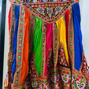 Multicoloured Navratri Ghagra Choli.