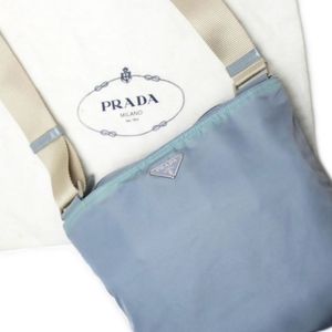 Auth Prada Nylon Cross-body Shoulder Bag