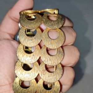 Golden bracelet party wear