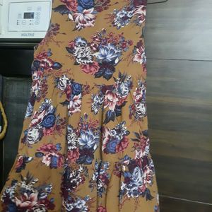 Trendy Floral Short Frock