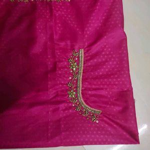 Aari Maggam Work Blouse Material