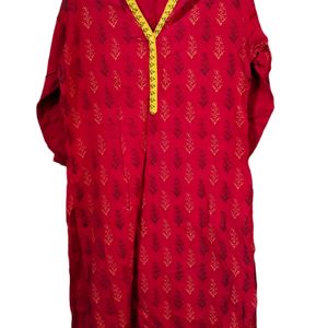 Red Kurti