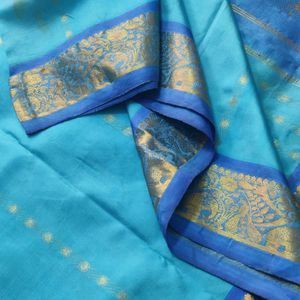 Blue Silk Saree