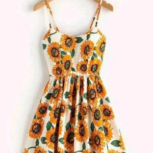 Sunflower White Yellow Dress