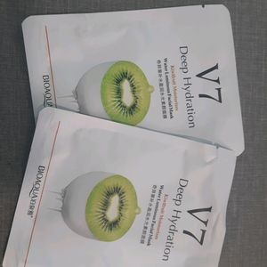 V7 DEEP HYDRATION FACIAL MASK(pack Of 2)