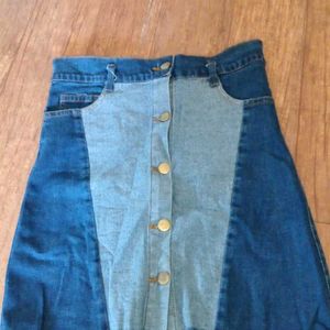 Mini Denim Skirt