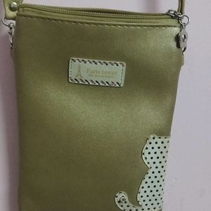 Gold Color Sling Bag