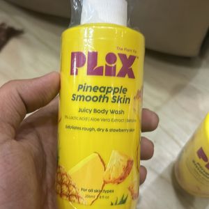 Plix pineapple smooth skin juicy body wash - 2 Qty