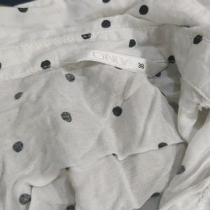 Shirt With Polka Dot Brand By Only