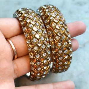 Beautiful Kundan Heavy Bangles