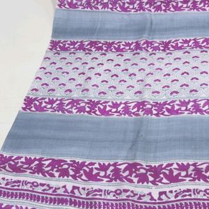 Pure Muslin Silk Saree Used