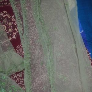 Newly Green sharara Heavy party wear Suit