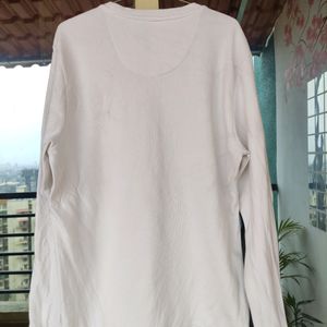 Zudio White Plain Sweatshirt