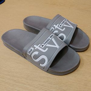 New Men Style Printed Fashionable Slide Size-10