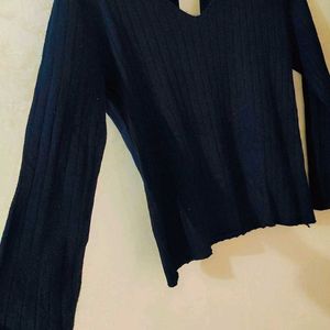 Pre Winter Black Stylish Top