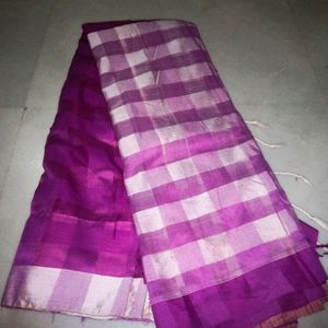 Purple Handloom Saree  🤗