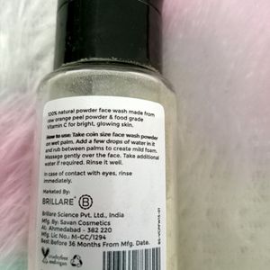 Brillare Vitamin C Facewash With A Free TAC Scrub