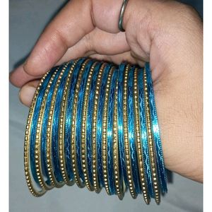 Festive Wear Blue Bangles