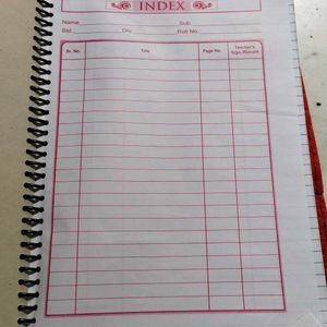 Exercise Note Book