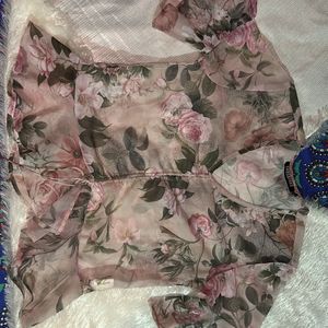 Floral Peplum Top