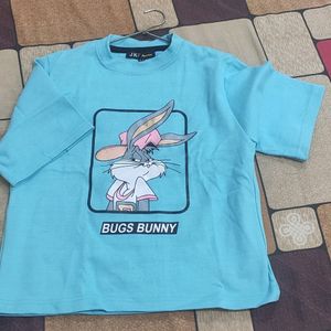 Crop Tshirt ( Bugs Bunny)