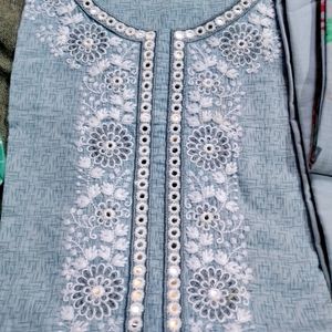 Pure Cotton Embroidred Dress Material