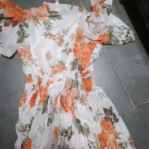 Floral Long Frock