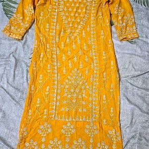 Chanderi Slik Kurta